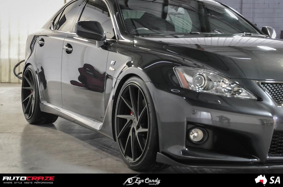 LEXUS ISF INVERT MATTE BLACK TINTED FACE